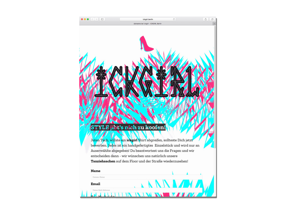 Ickgirl Website August 2018